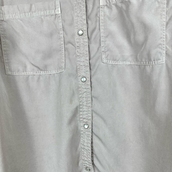 HOLDING HORSES Dimanche Button Down Shirt with Pearl Snap Buttons Size XS - Picture 4 of 13